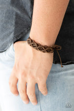 Load image into Gallery viewer, Boondocks and Bonfires - Brown bracelet 853

