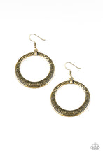 Load image into Gallery viewer, Mayan Mantra - Brass earring 678
