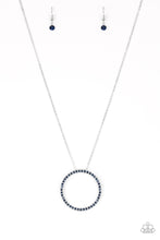 Load image into Gallery viewer, Center Of Attention - Blue necklace 2114
