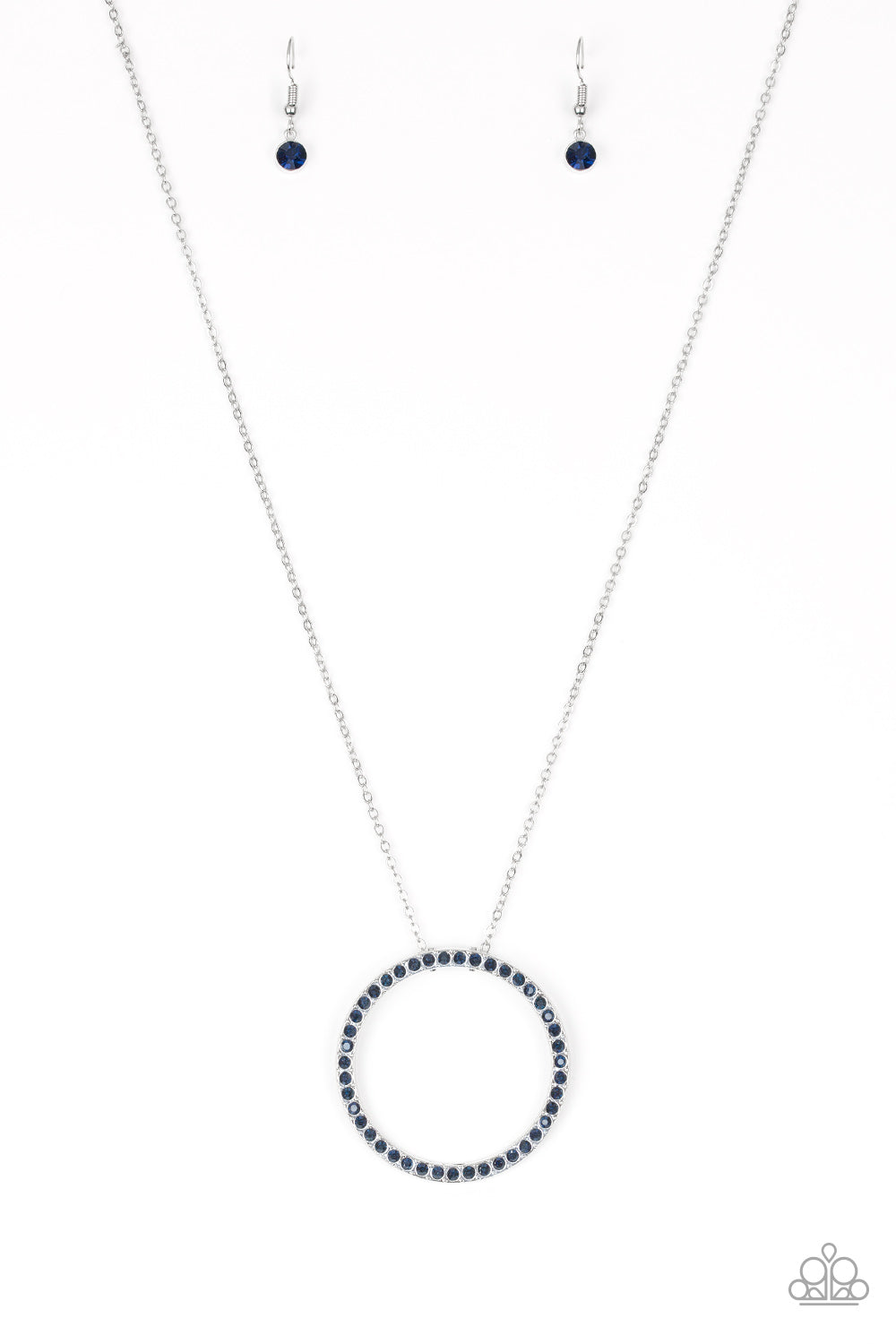 Center Of Attention - Blue necklace 2114
