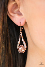 Load image into Gallery viewer, HEADLINER Over Heels - Copper earring C031
