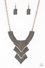 Load image into Gallery viewer, Fiercely Pharaoh - Copper necklace 2088
