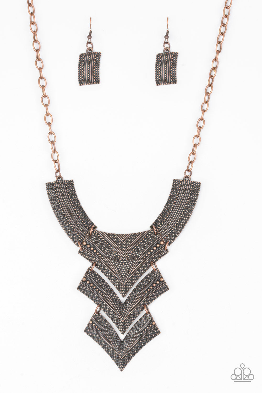 Fiercely Pharaoh - Copper necklace 2088