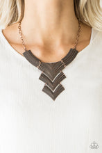 Load image into Gallery viewer, Fiercely Pharaoh - Copper necklace 2088
