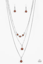 Load image into Gallery viewer, High Heels and Hustle - Brown necklace 1523
