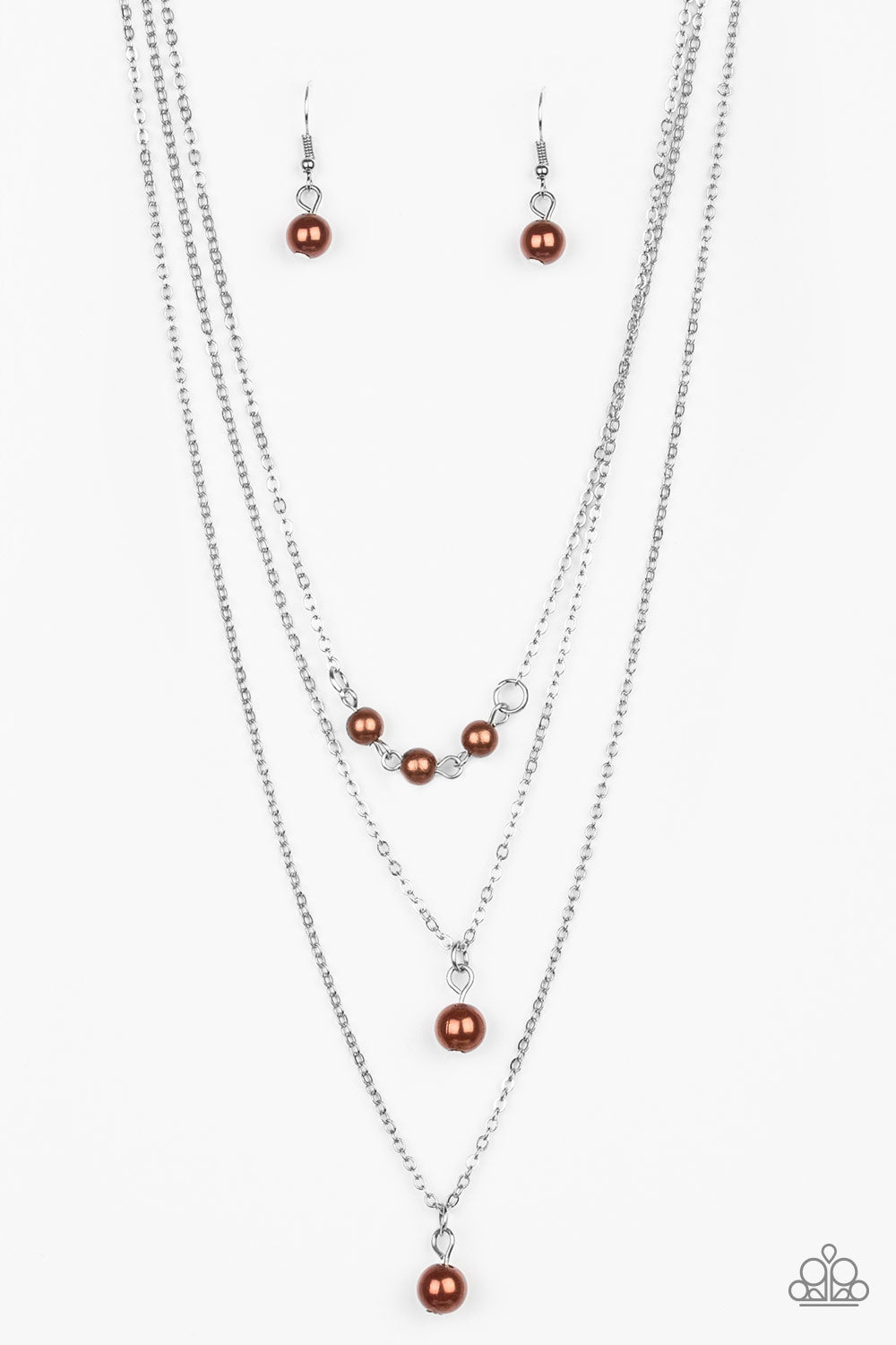 High Heels and Hustle - Brown necklace 1523