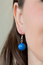 Load image into Gallery viewer, Top Pop - Blue necklace 874
