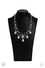 Load image into Gallery viewer, Show-Stopping Shimmer - white blockbuster necklace 503
