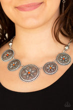 Load image into Gallery viewer, Written In The STAR LILIES - Orange necklace B094
