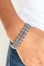 Load image into Gallery viewer, Modern Magnificence - purple bracelet 507
