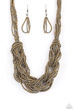 Load image into Gallery viewer, City Catwalk - Brass necklace A078
