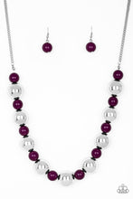 Load image into Gallery viewer, Top Pop - Purple necklace 997
