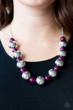 Load image into Gallery viewer, Top Pop - Purple necklace 997
