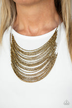 Load image into Gallery viewer, Catwalk Queen - Brass necklace B086
