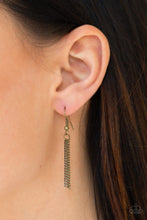 Load image into Gallery viewer, Triple Shimmer - Brass necklace 885
