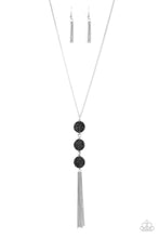 Load image into Gallery viewer, Triple Shimmer - Black necklace 2033

