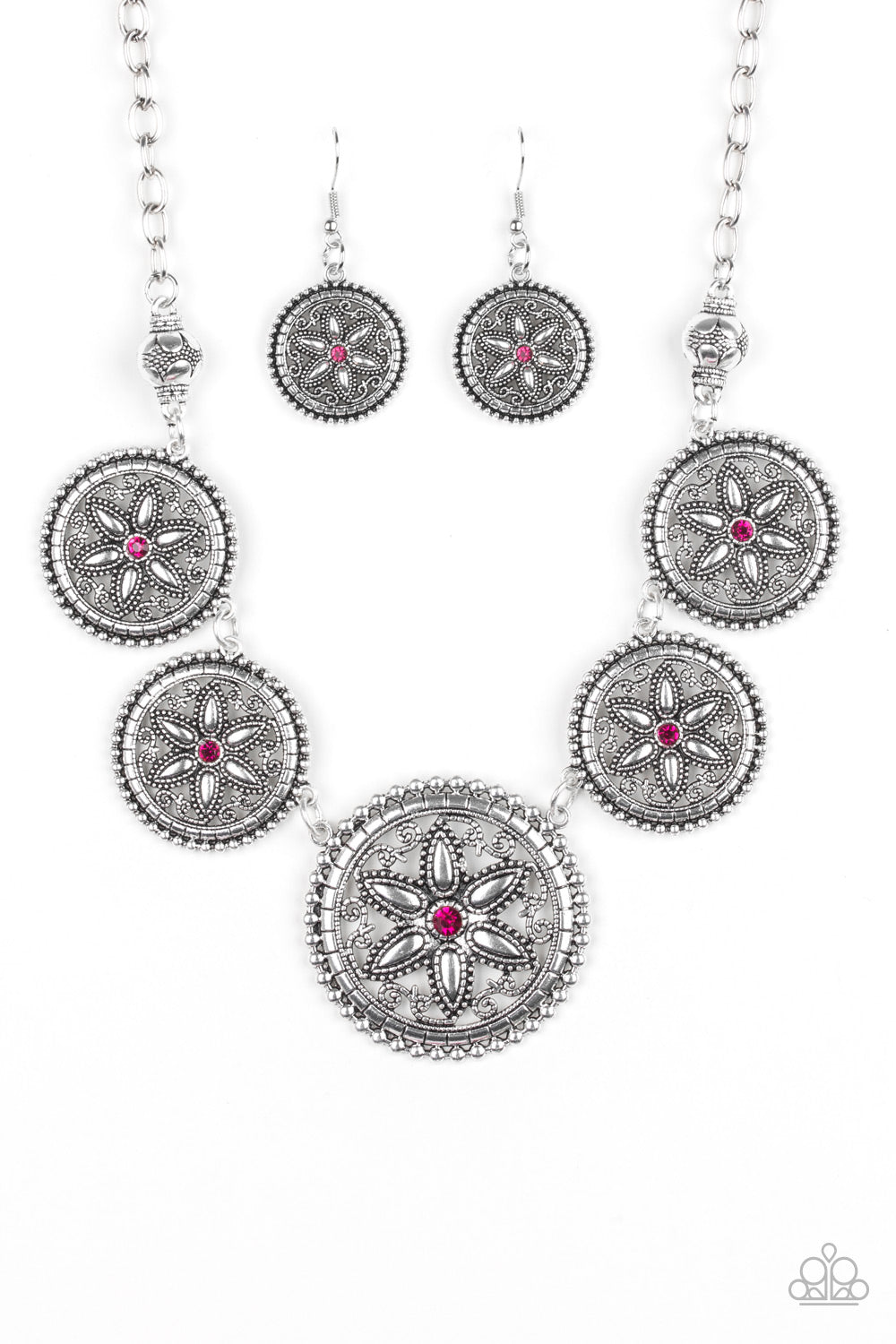 Written In The STAR LILIES - Pink necklace 559