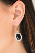 Load image into Gallery viewer, The Modern Monroe - Black earring 952
