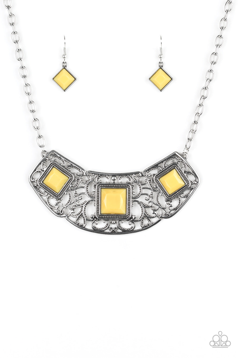 Feeling Inde-PENDANT - Yellow necklace 868