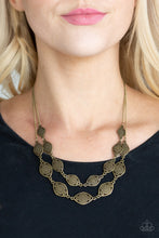 Load image into Gallery viewer, Make Yourself At HOMESTEAD - Brass necklace 1606
