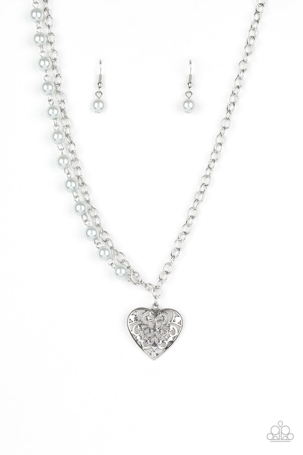 Forever In My Heart - Silver necklace 1798