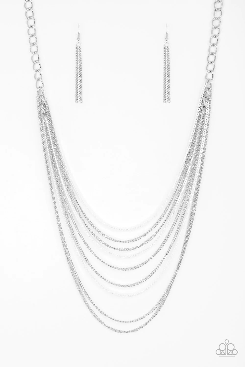 Rebel Rainbow - White necklace 864