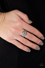Load image into Gallery viewer, Rainbow Rivera - Black ring 816
