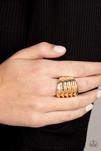 Load image into Gallery viewer, Hit &#39;Em Where It Hurts - Gold ring 2067
