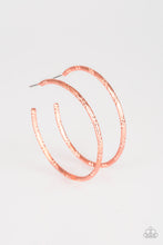 Load image into Gallery viewer, A Double Take - Copper hoop earring 855
