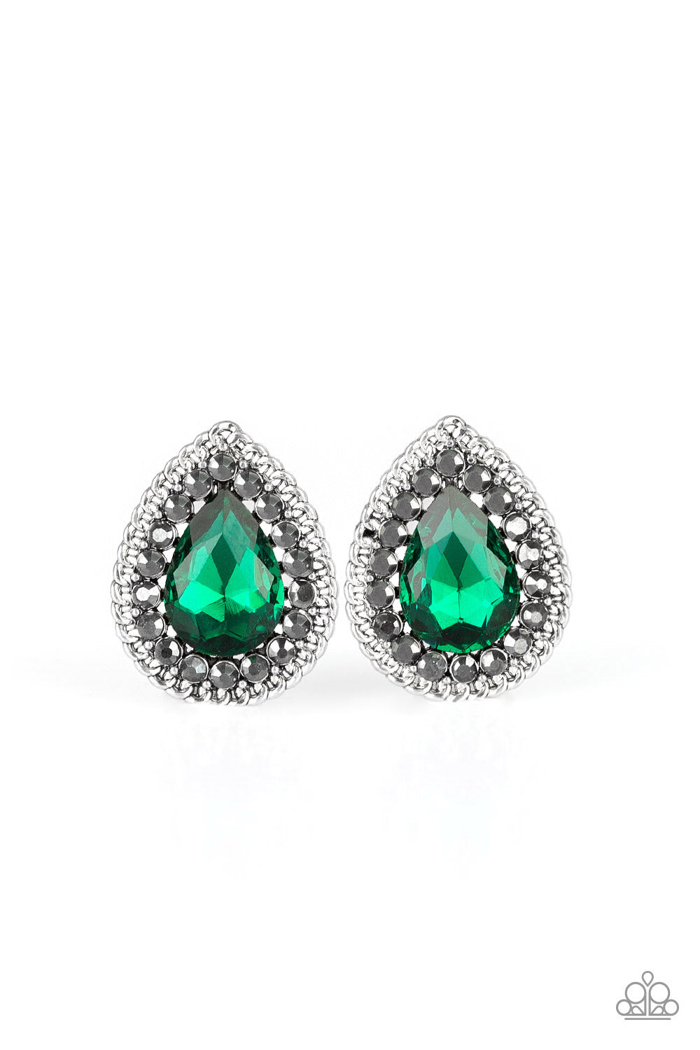 Debutante Debut - Green post earring 1939
