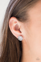 Load image into Gallery viewer, Bright As A Button - Silver post earring 938
