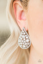 Load image into Gallery viewer, REIGN-Storm - white post earring 678
