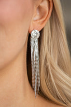 Load image into Gallery viewer, Level Up - White post earring 809
