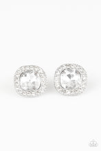 Load image into Gallery viewer, Bling Tastic! - White post earring 1784
