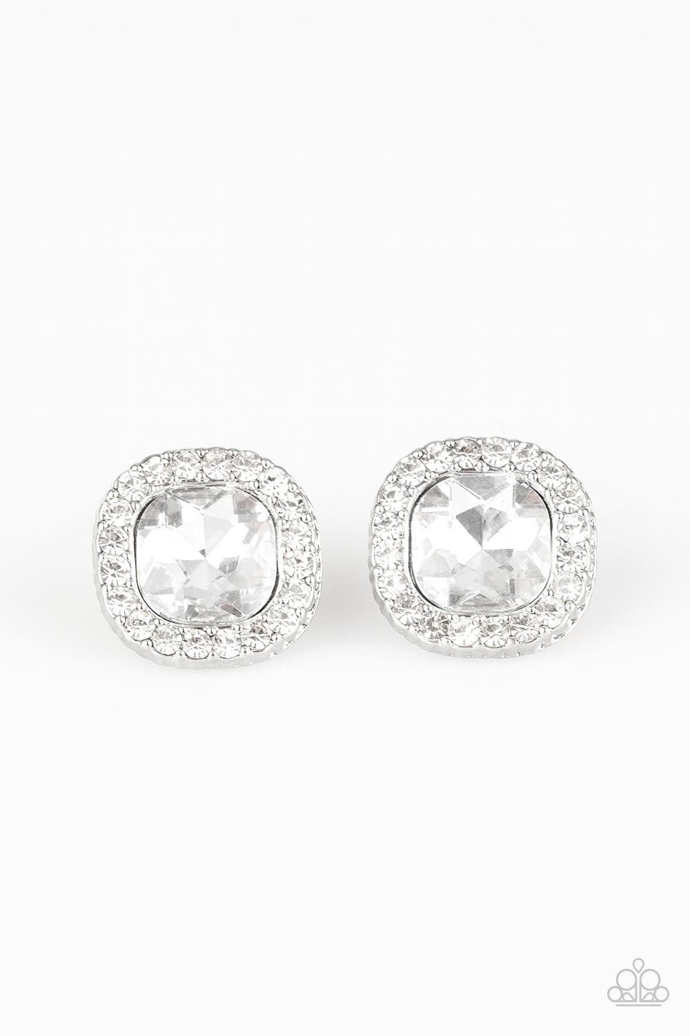 Bling Tastic! - White post earring 1784