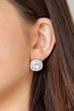 Load image into Gallery viewer, Bling Tastic! - White post earring 1784
