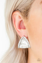 Load image into Gallery viewer, Exalted Elegance - White post earring 1564
