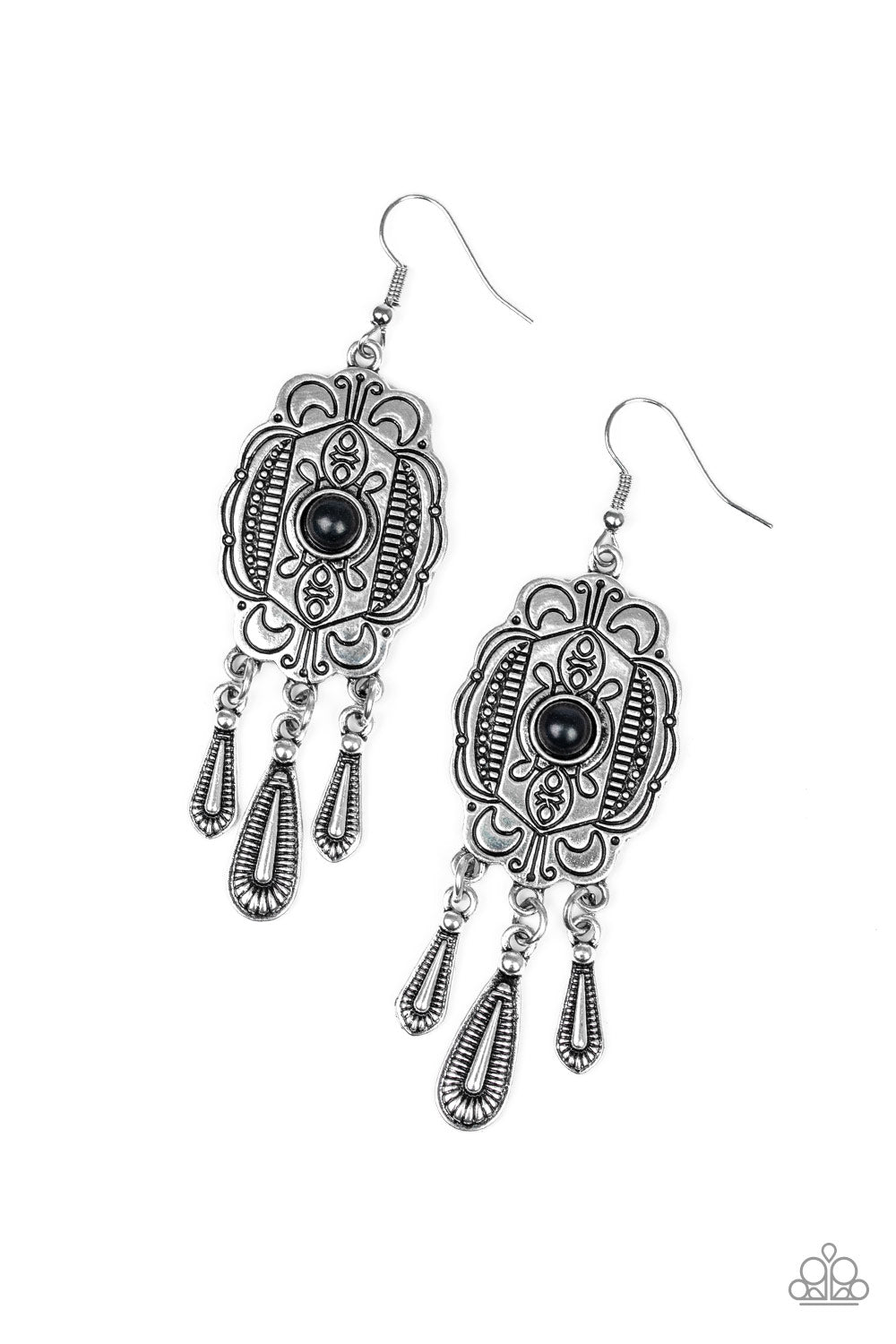Natural Native - black earring 678
