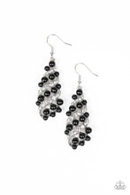 Load image into Gallery viewer, Ballroom Waltz - Black earring 1630
