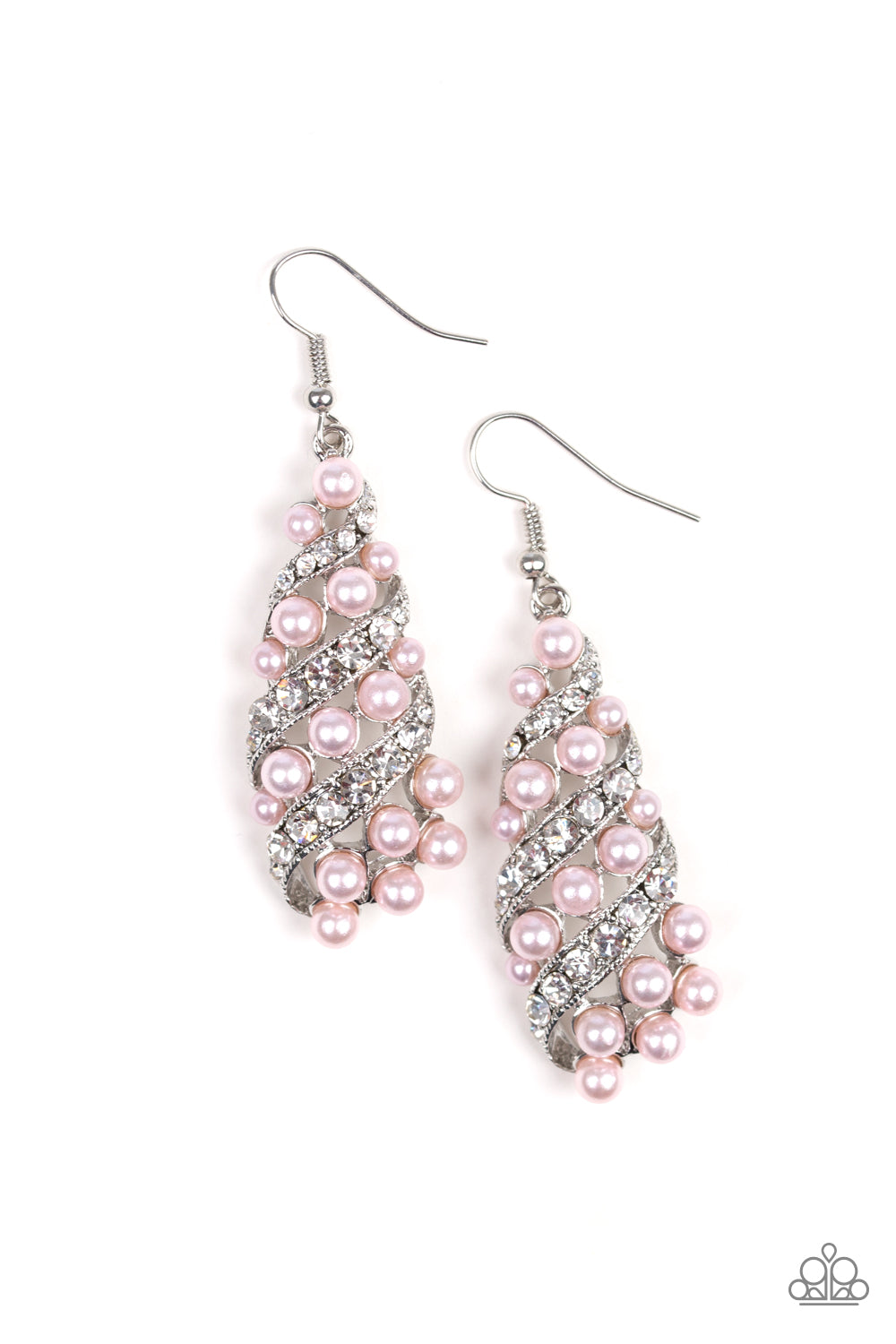 Ballroom Waltz - Pink earring 844