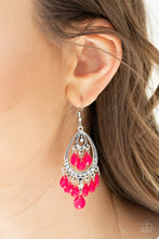 Load image into Gallery viewer, Gorgeously Genie - Pink earring 960
