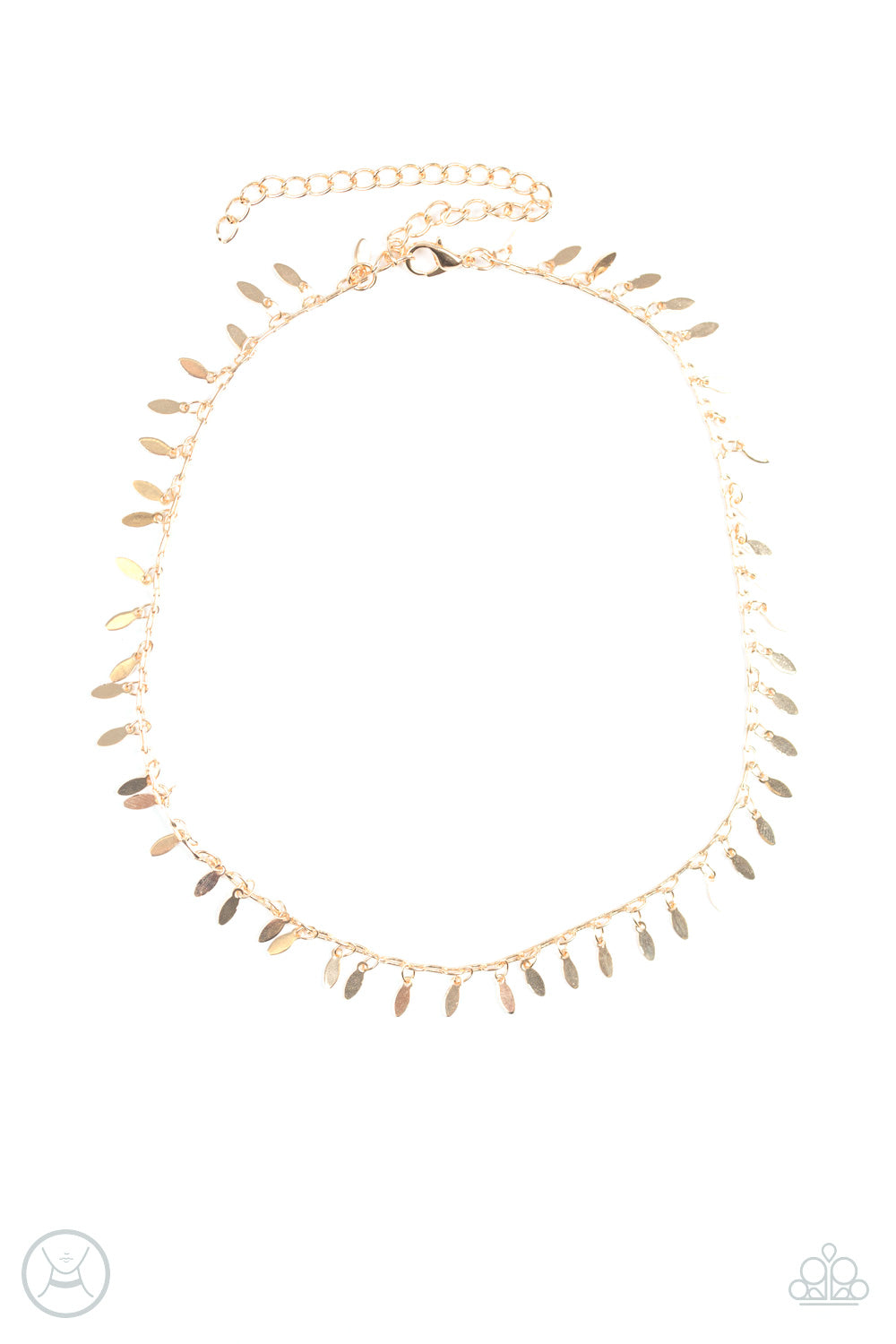 PURR-fect Ten - Gold choker necklace 1742