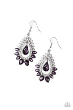 Load image into Gallery viewer, Boss Brilliance - Purple earring 940
