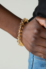 Load image into Gallery viewer, Crystal Candelabras - Gold bracelet (779)
