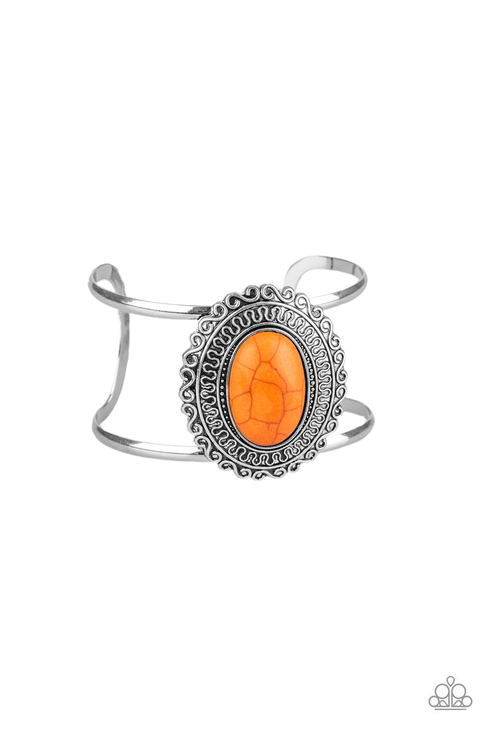Extra EMPRESS-ive - Orange cuff bracelet 1703