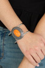Load image into Gallery viewer, Extra EMPRESS-ive - Orange cuff bracelet 1703
