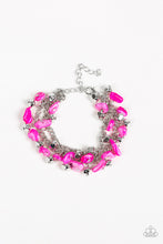 Load image into Gallery viewer, Plentiful Pebbles - Pink bracelet 526
