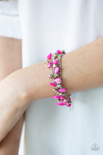 Load image into Gallery viewer, Plentiful Pebbles - Pink bracelet 526
