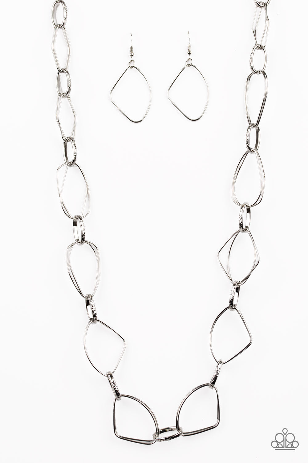 Attitude Adjustment - Silver necklace B093