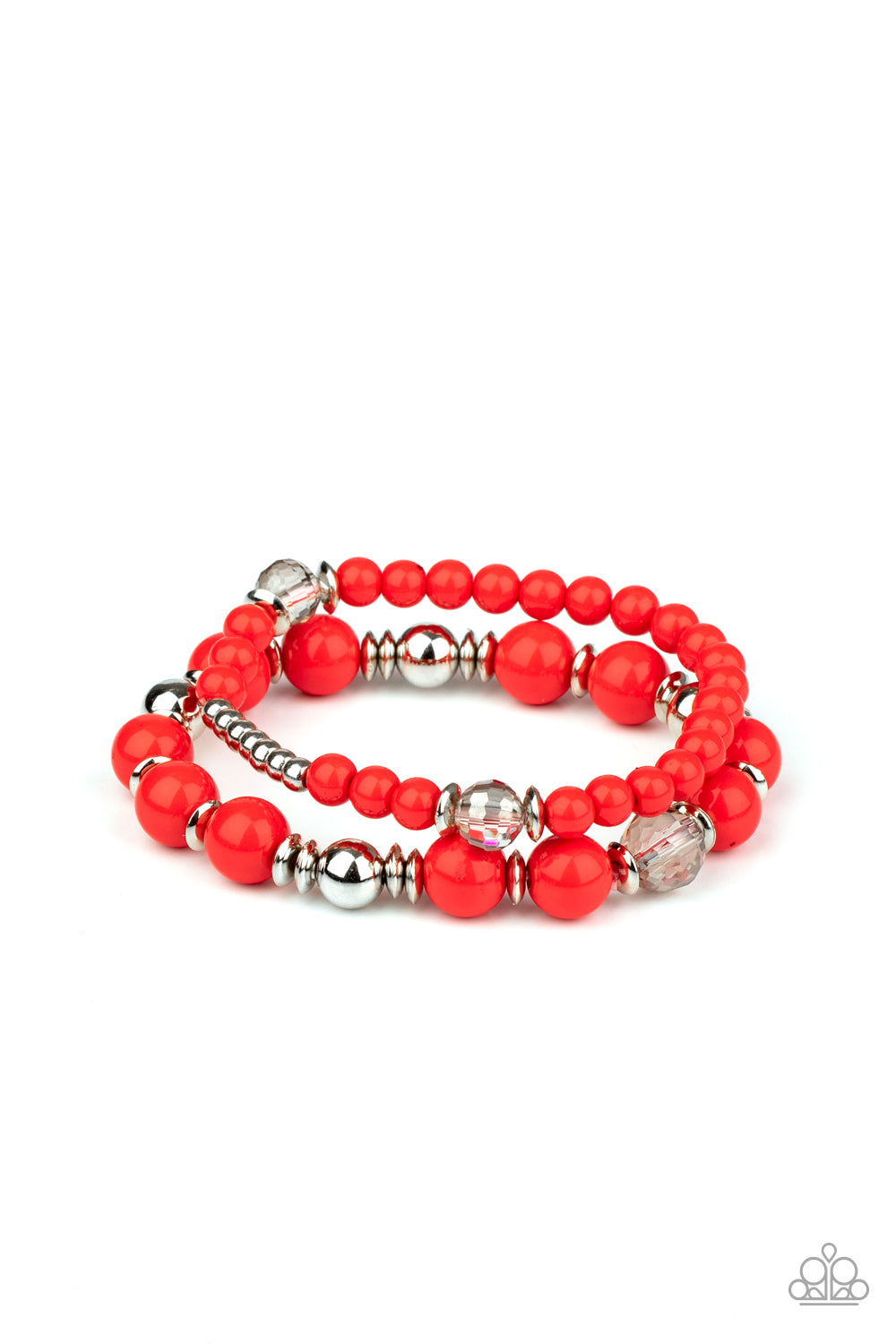 Colorful Collisions - Red bracelet 1864